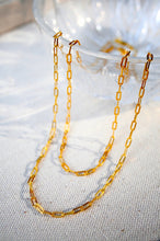 Load image into Gallery viewer, Kara Rectangle Link Chain Necklace
