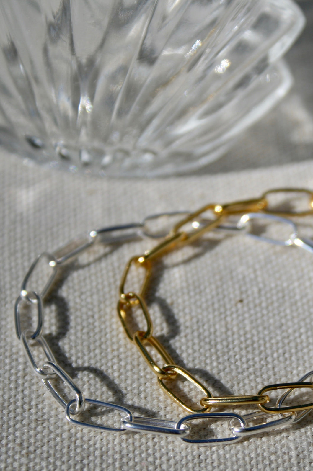 Kara Rectangle Link Chain Bracelet