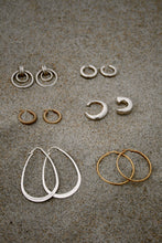 Load image into Gallery viewer, Vintage Elsa Peretti for Tiffany Pear Shape Hoops
