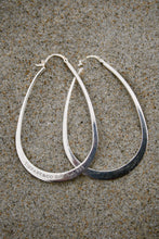 Load image into Gallery viewer, Vintage Elsa Peretti for Tiffany Pear Shape Hoops
