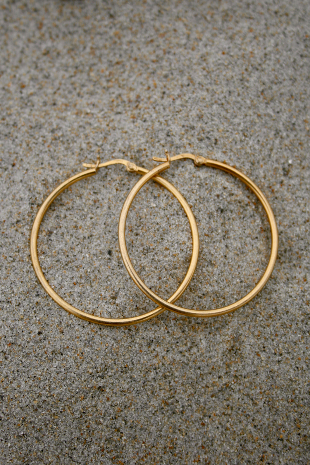 Vintage Large Classic Hoops