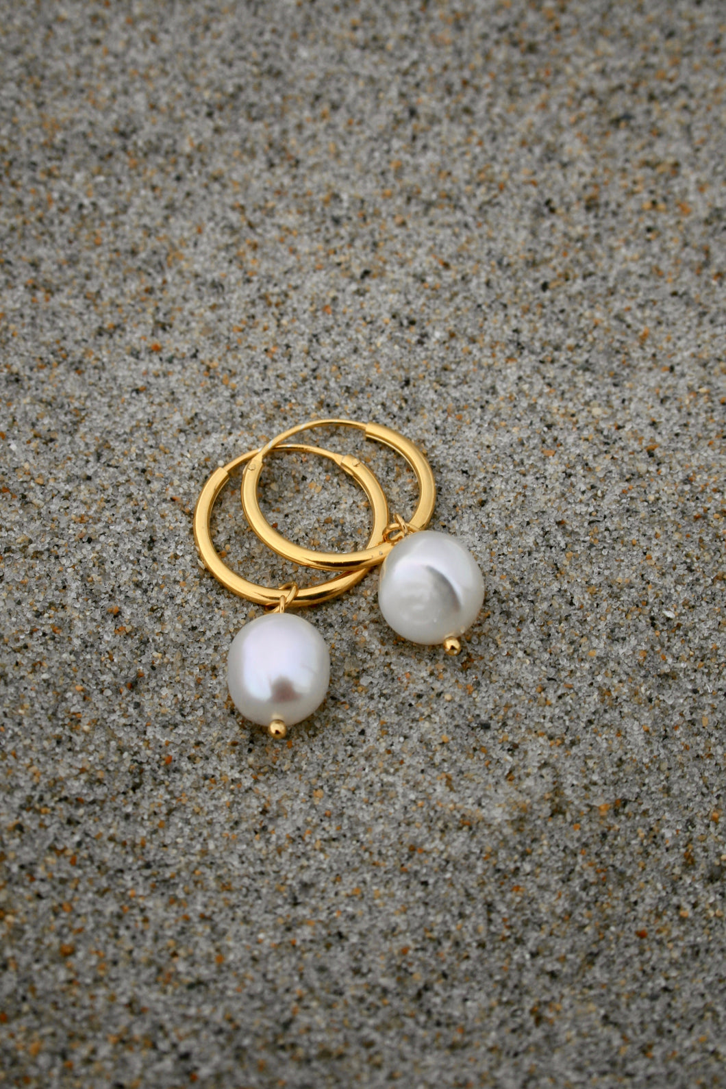 Isabella Removable Pearl Hoops