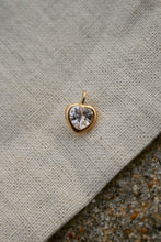 Load image into Gallery viewer, Vintage 14k Stone Heart Charm
