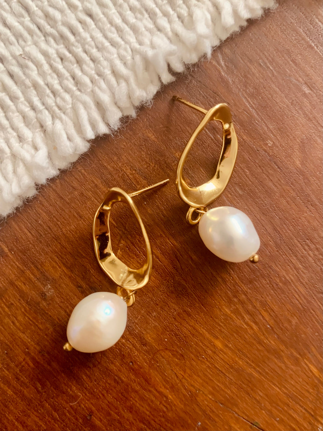 Alta Pearl Drop Earrings